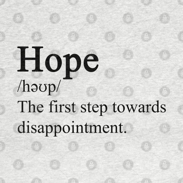 Hope - definition by valentinahramov